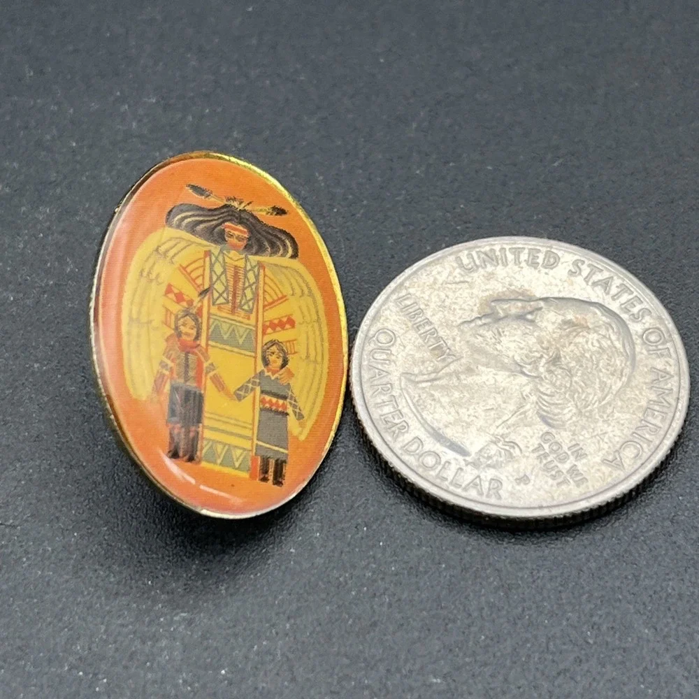 Native‎ American Guardian Spirit Children Lapel Hat Pin